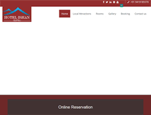 Tablet Screenshot of hotelishankatra.com